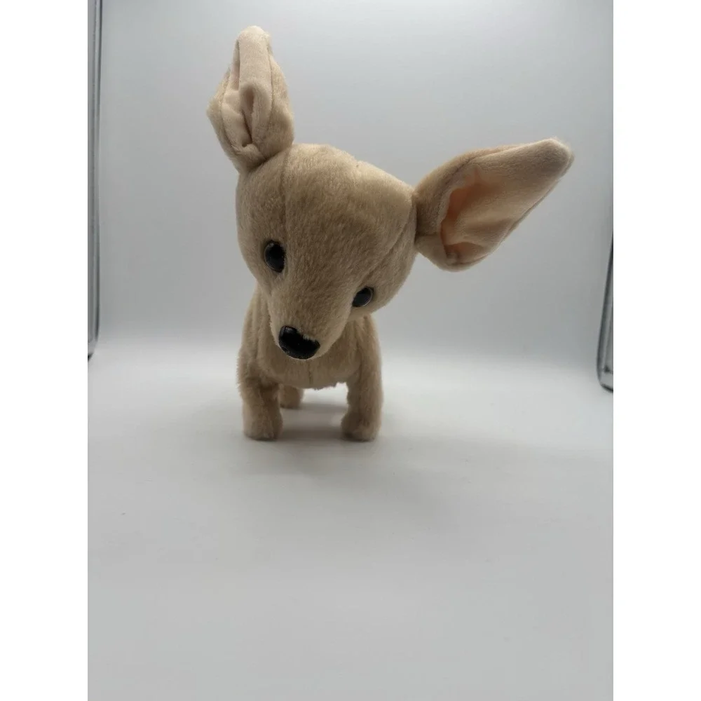 CUDDLE‎ Barn TOY Stuffed Animated Plush CHIHUAHUA Soft Cream Tan Dog Barking
